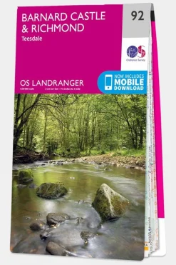 Landranger Map 92 Barnard Castle and Richmond