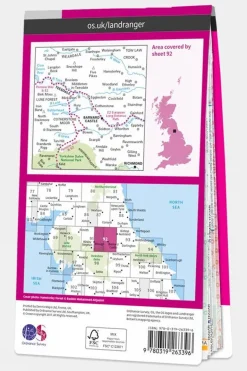 Landranger Map 92 Barnard Castle and Richmond