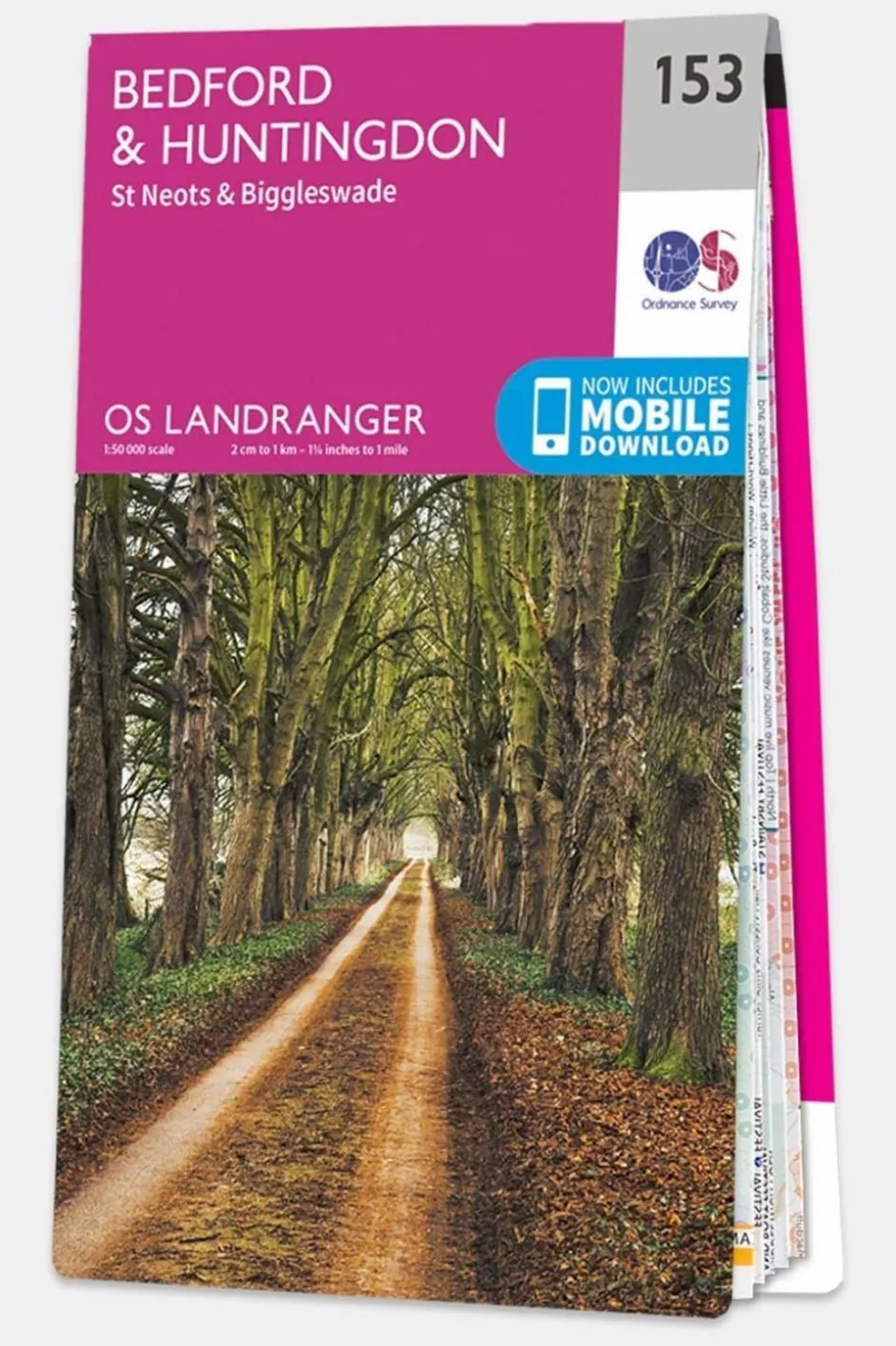 Landranger Map 153 Bedford and Huntingdon