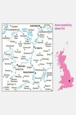 Landranger Map 153 Bedford and Huntingdon