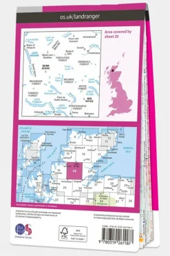 Landranger Map 20 Beinn Dearg and Loch Broom
