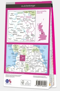 Landranger Map 103 Blackburn and Burnley