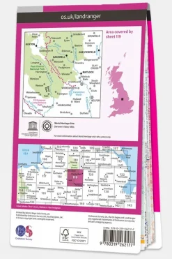 Landranger Map 119 Buxton and Matlock