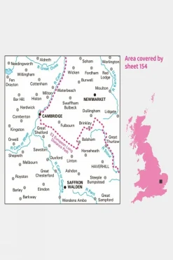 Landranger Map 154 Cambridge and Newmarket
