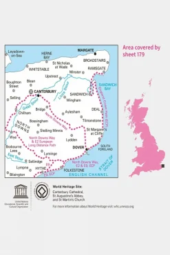 Landranger Map 179 Canterbury and East Kent
