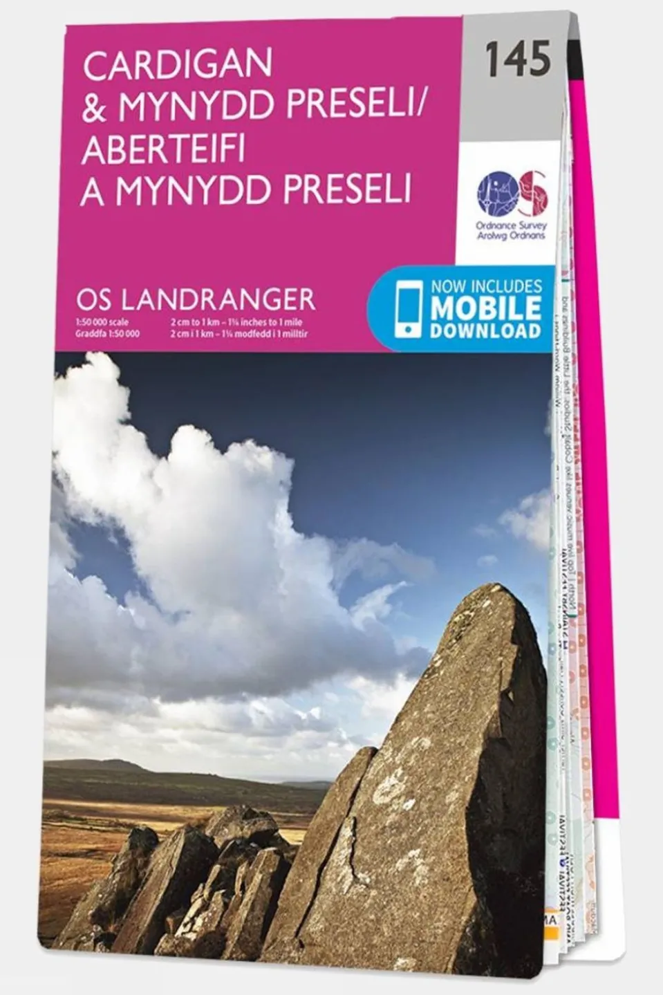 Landranger Map 145 Cardigan and Mynydd Preseli