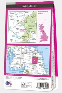 Landranger Map 80 Cheviot Hills and Kielder Water