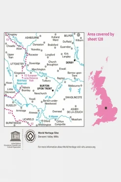 Landranger Map 128 Derby and Burton upon Trent