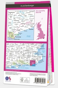 Landranger Map 199 Eastbourne and Hastings
