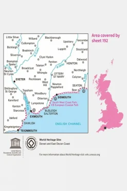 Landranger Map 192 Exeter and Sidmouth