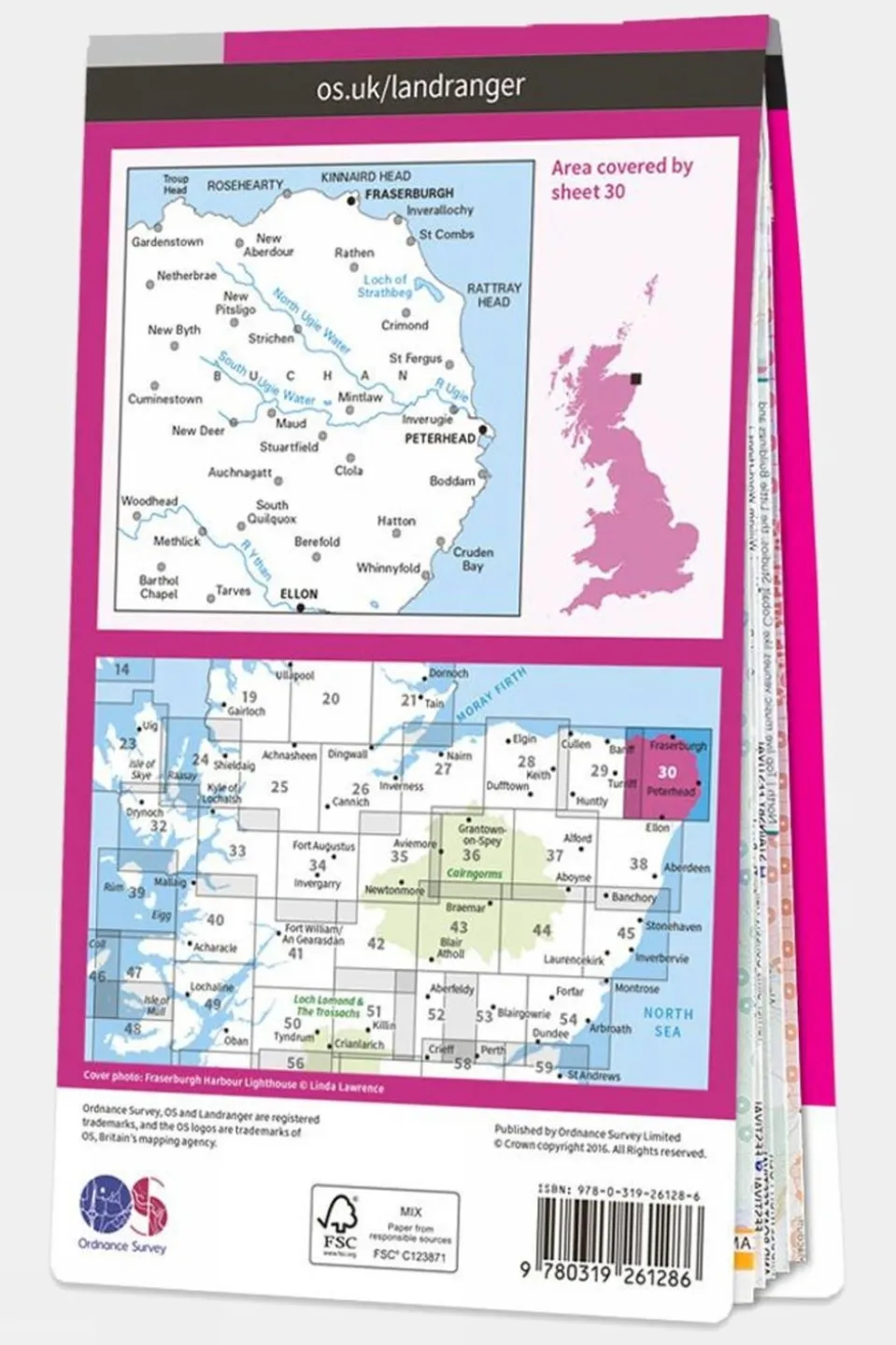 Landranger Map 30 Fraserburgh