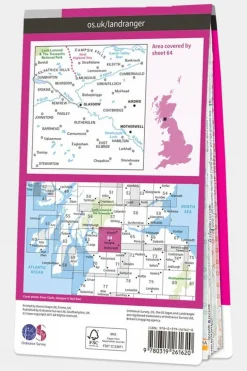 Landranger Map 64 Glasgow