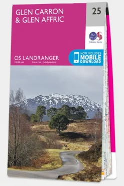 Landranger Map 25 Glen Carron and Glen Affric