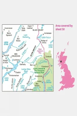 Landranger Map 50 Glen Orchy and Loch Etive