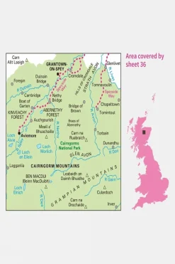Landranger Map 36 Grantown and Aviemore