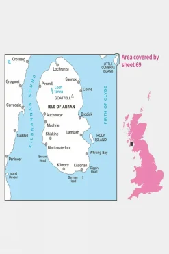 Landranger Map 69 Isle of Arran