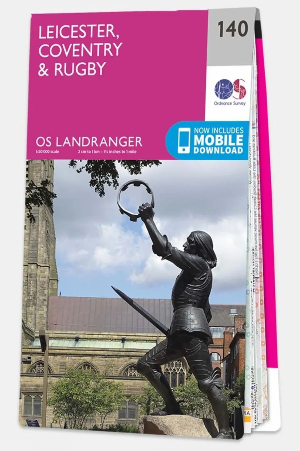Landranger Map 140 Leicester, Coventry and Rugby