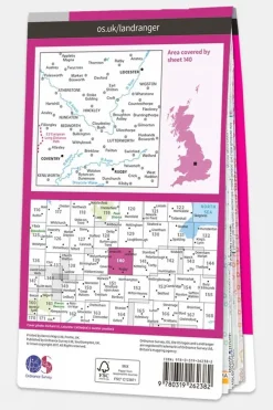 Landranger Map 140 Leicester, Coventry and Rugby