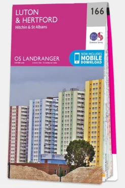 Landranger Map 166 Luton and Hertford