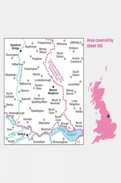Landranger Map 106 Market Weighton