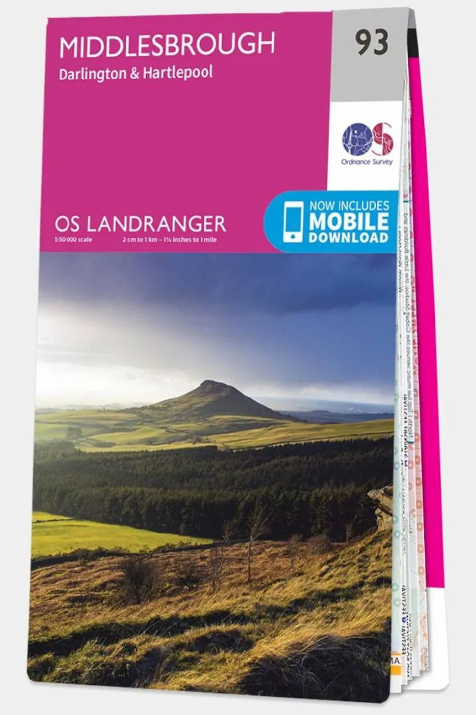 Landranger Map 93 Middlesbrough