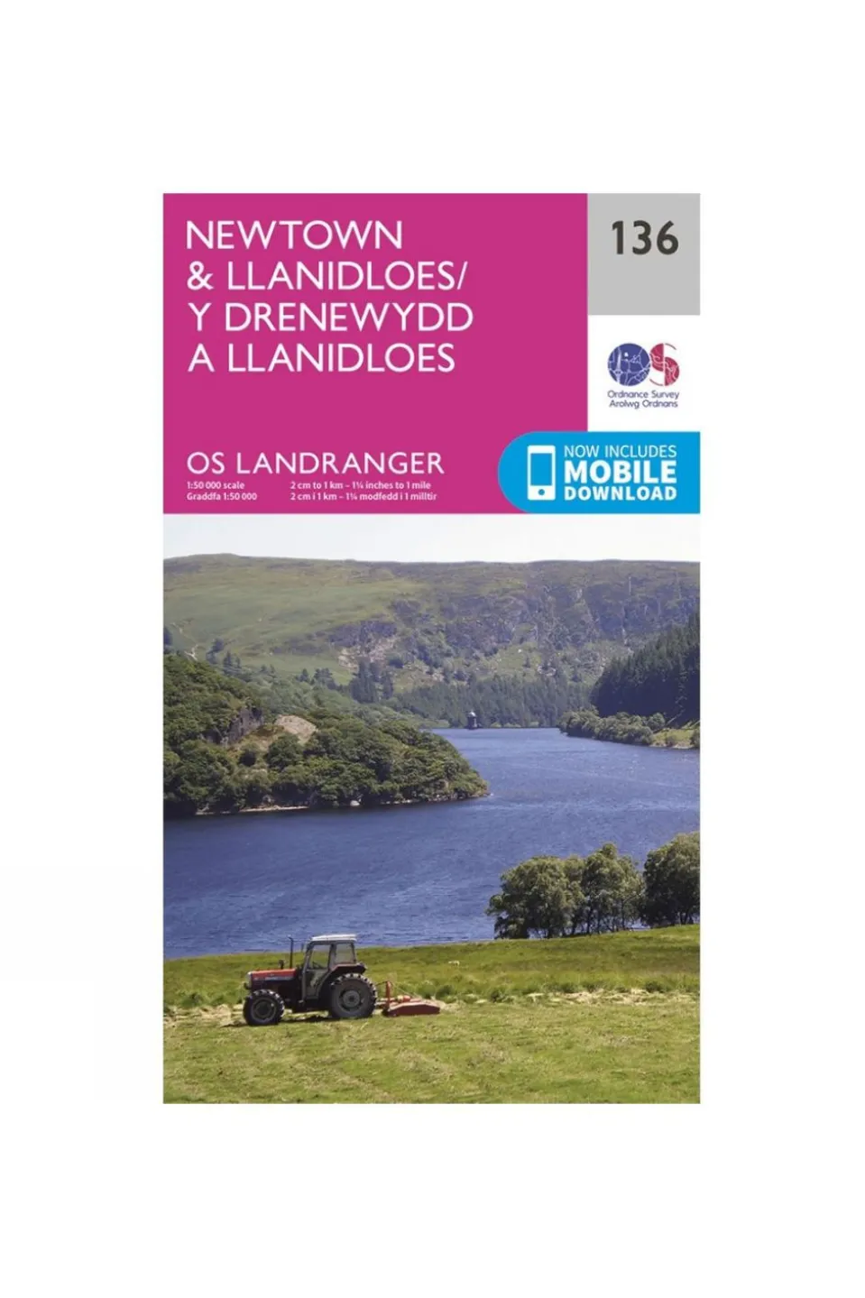 Landranger Map 136 Newtown and Llanidloes