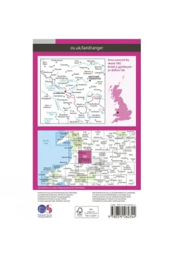 Landranger Map 136 Newtown and Llanidloes