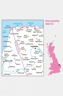 Landranger Map 132 North West Norfolk