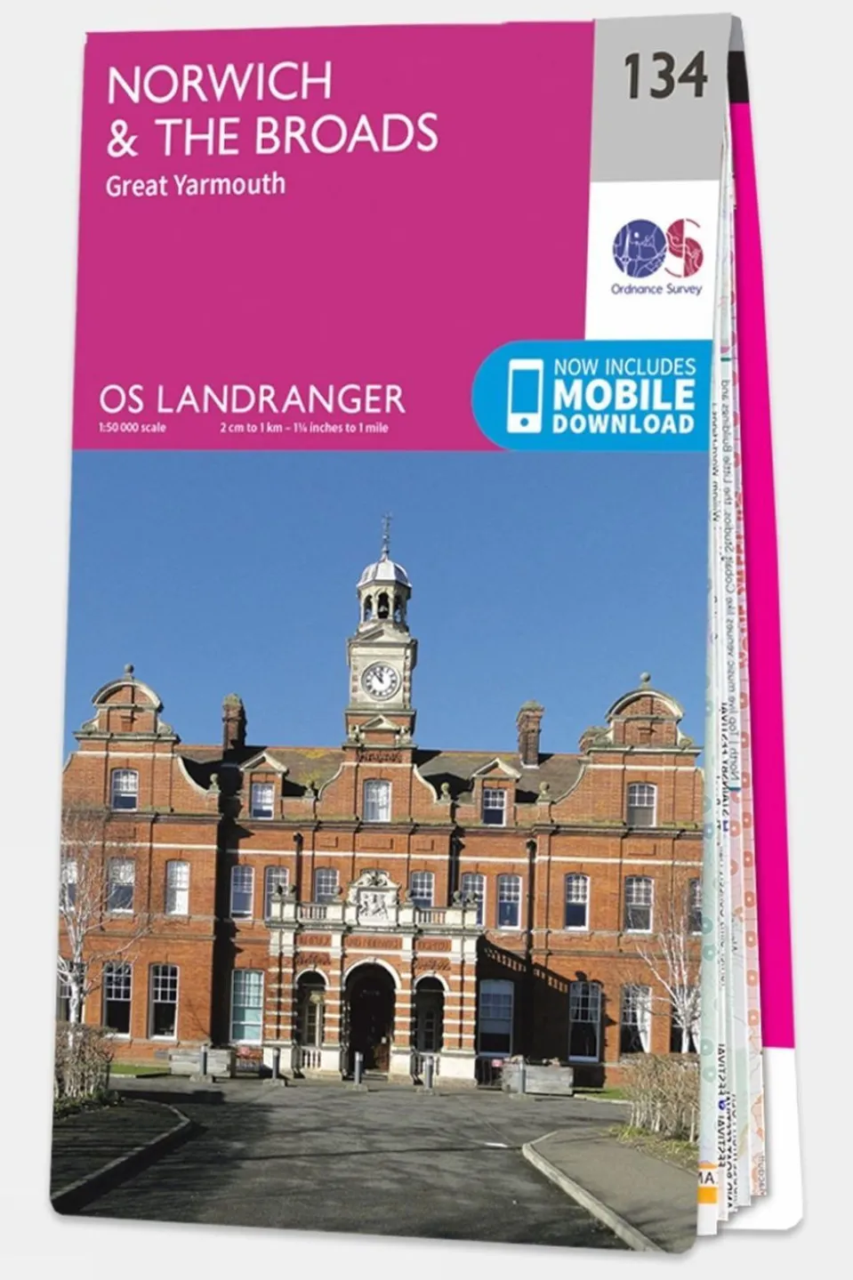 Landranger Map 134 Norwich and The Broads