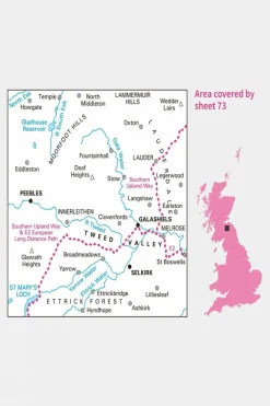 Landranger Map 73 Peebles, Galashiels and Selkirk