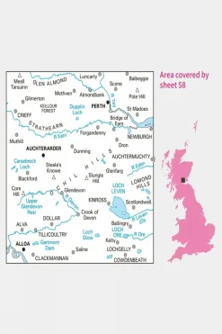 Landranger Map 58 Perth and Alloa