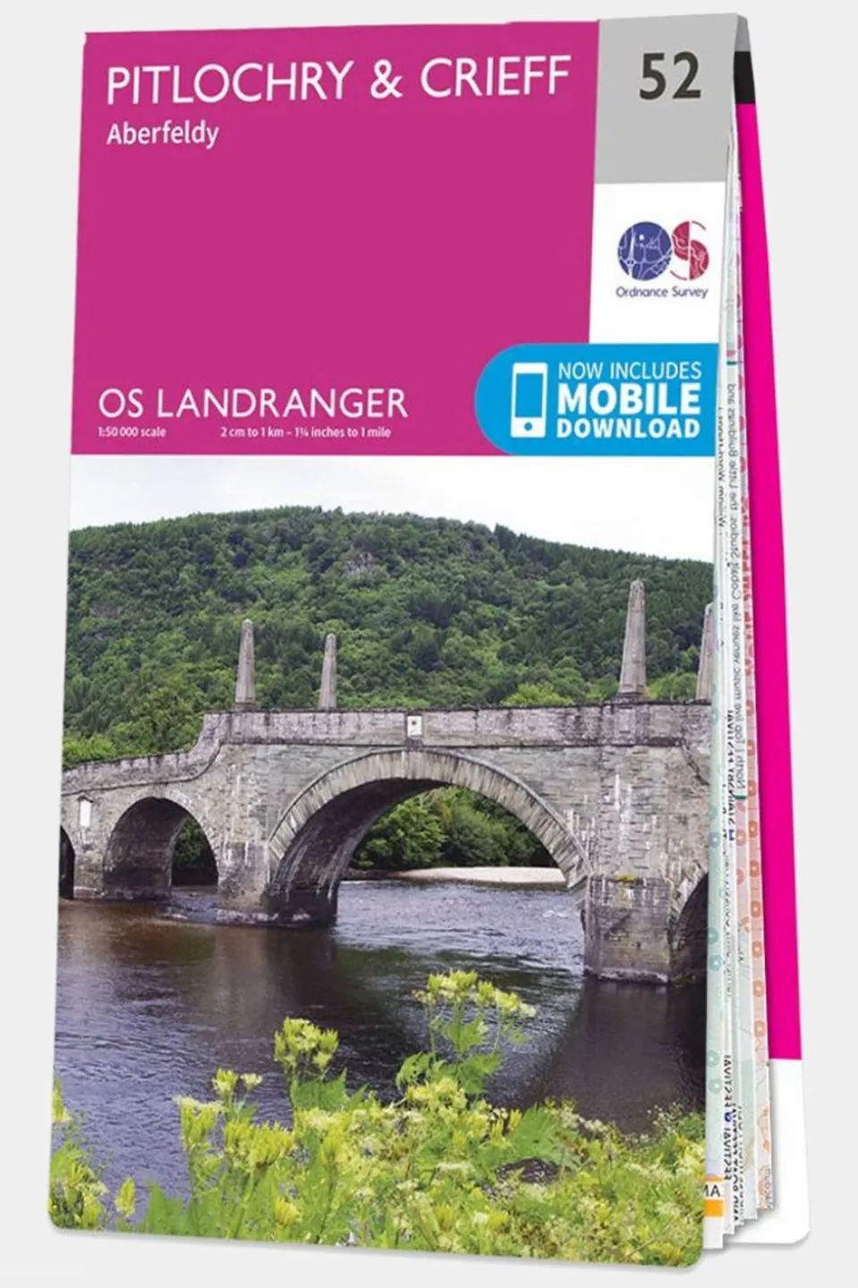 Landranger Map 52 Pitlochry and Crieff