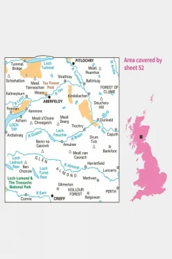 Landranger Map 52 Pitlochry and Crieff