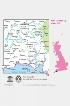 Landranger Map 201 Plymouth and Launceston