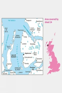 Landranger Map 24 Raasay and Applecross
