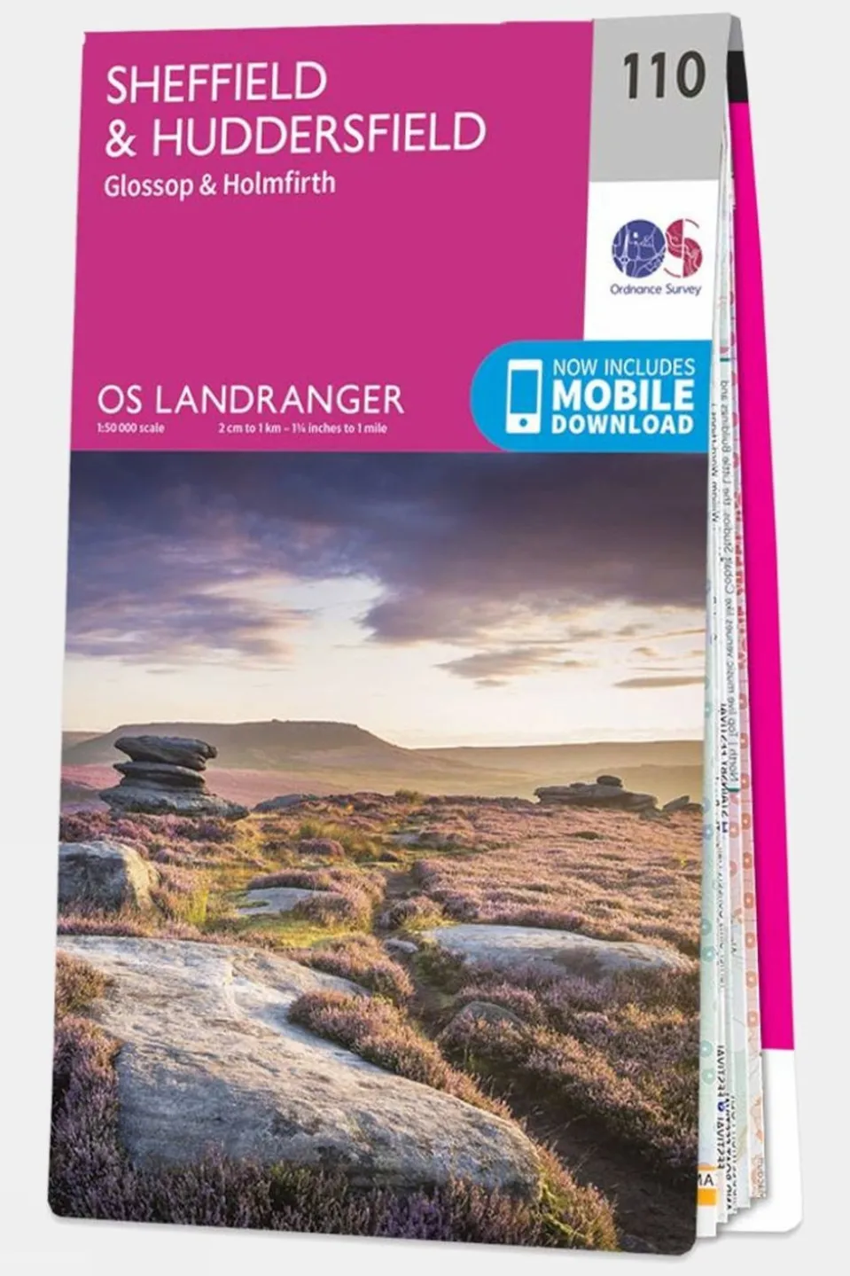 Landranger Map 110 Sheffield and Huddersfield