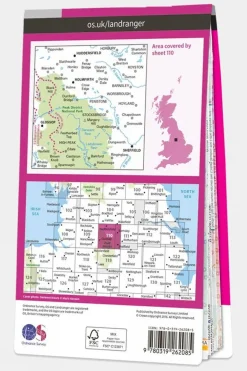 Landranger Map 110 Sheffield and Huddersfield