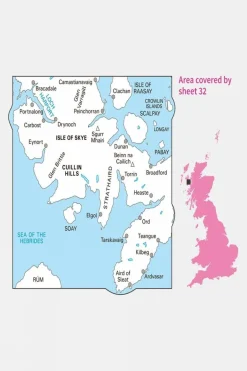Landranger Map 32 South Skye and Cuillin Hills
