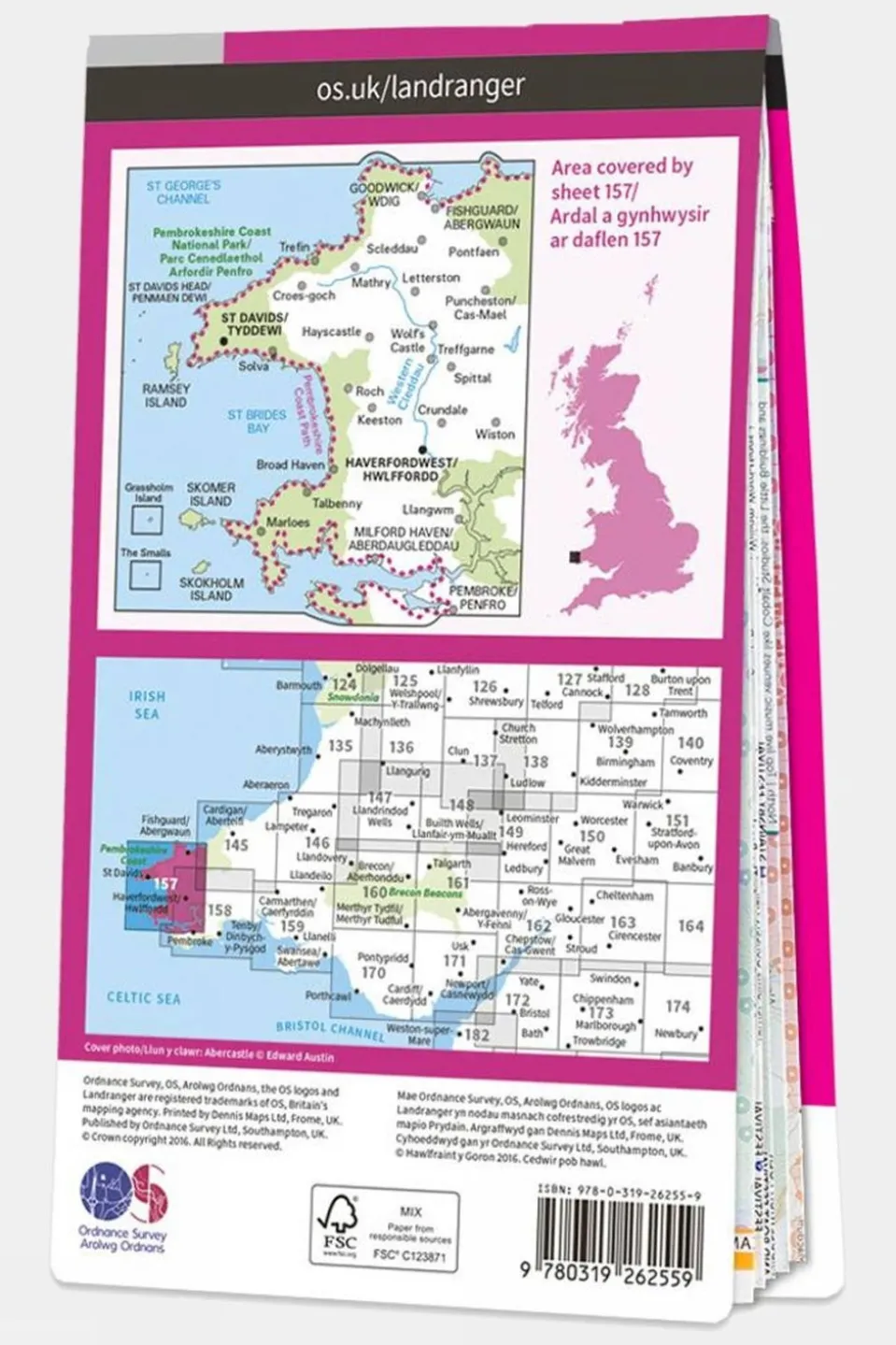 Landranger Map 157 St David's and Haverfordwest