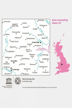 Landranger Map 127 Stafford and Telford