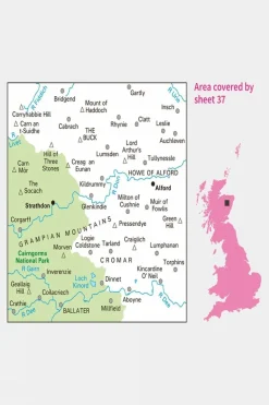 Landranger Map 37 Strathdon and Alford