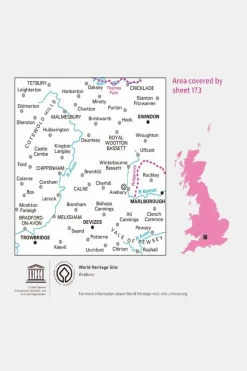 Landranger Map 173 Swindon and Devizes