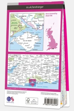 Landranger Map 196 The Solent and Isle of Wight