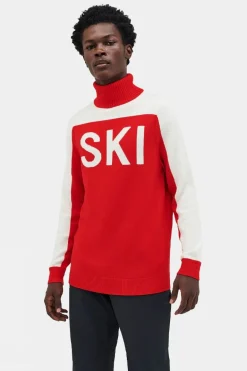 Men 3D Ski Turtle Neck Sweater