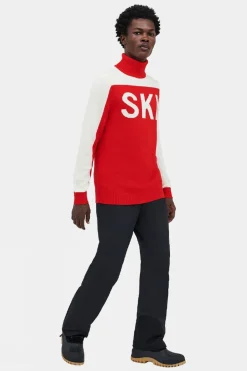 Men 3D Ski Turtle Neck Sweater