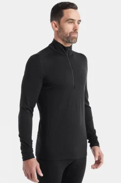 Mens 200 Oasis Long Sleeve Half Zip Top
