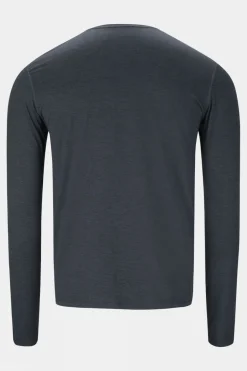 Mens Abdon Melange Long Sleeve T-Shirt