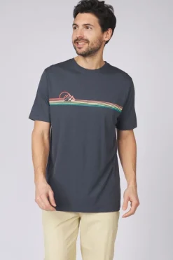 Mens Adventure Stripes T-Shirt