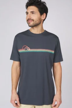 Mens Adventure Stripes T-Shirt