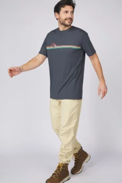 Mens Adventure Stripes T-Shirt
